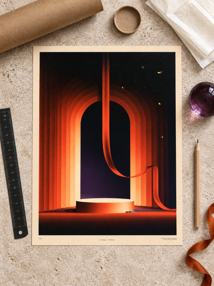 FINAL BOW – Art Deco Tiyatro ve Sirk Posteri