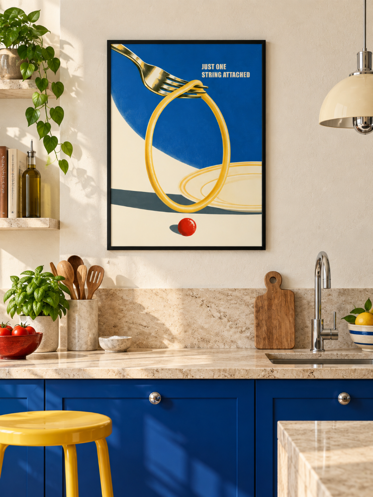 SLOW TWIRL – Retro Makarna Mutfak Posteri