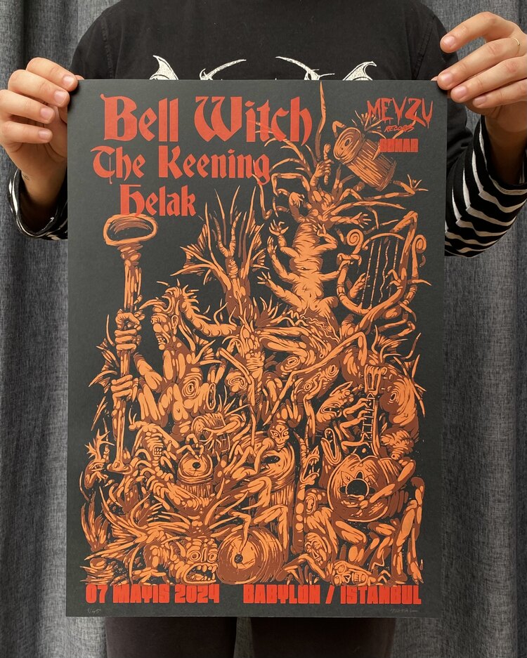 “BELL WITCH-THE KEENING-HELAK GIG POSTER