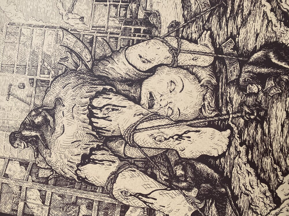 “MIZIKÇI VE DALKAVUKLARI” ARTPRINT BY ZEZEAH