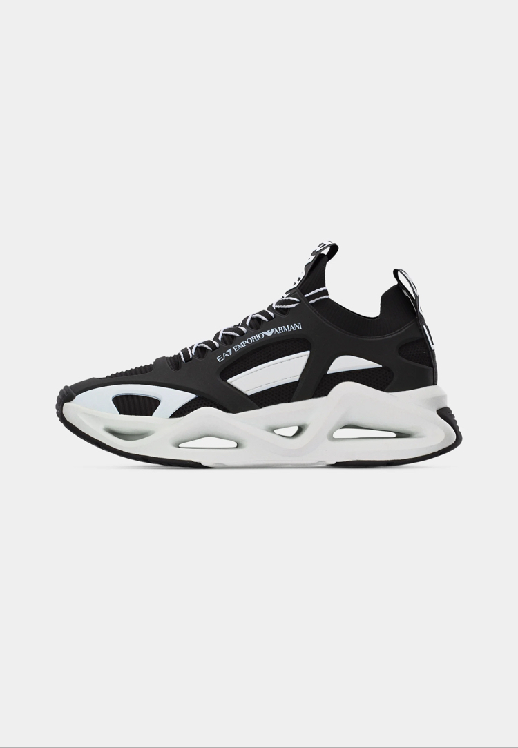 EA7 Emporio Armani Infinity Black White Sneakers