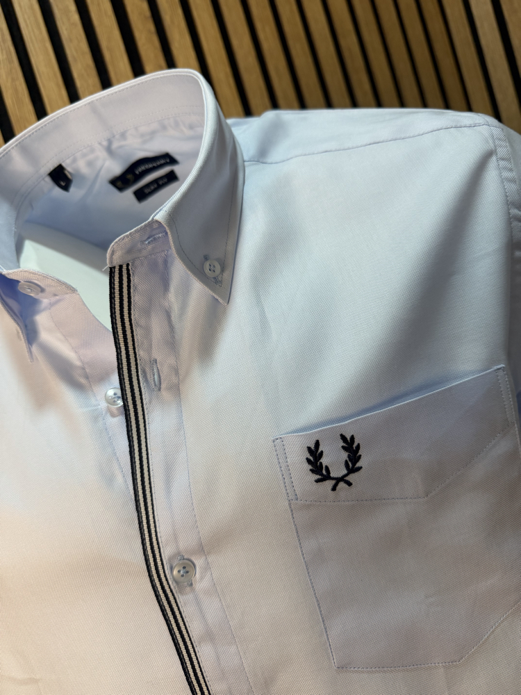 Fred P. Slim Fit Gömlek Oxford Mavi