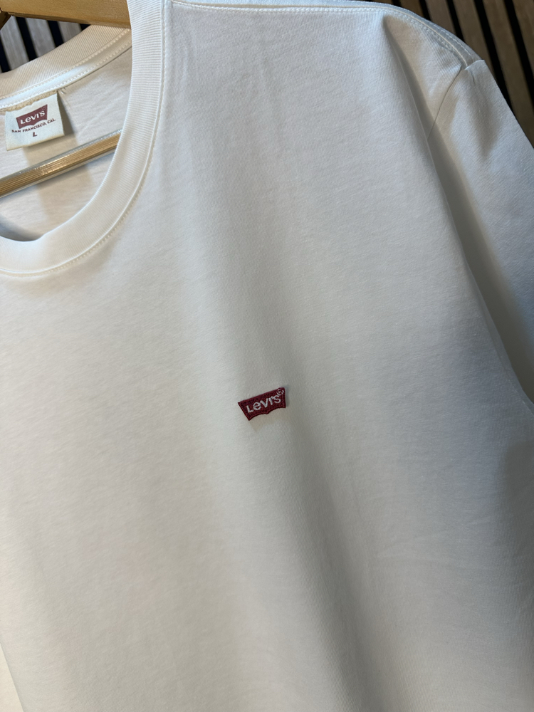 L3vis Tshirt beyaz Tam kalıp !