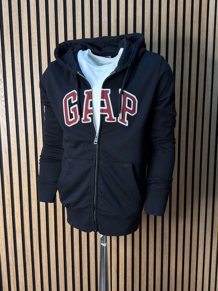 G4P Kapüşonlu Siyah Sweat Tam Kalıp