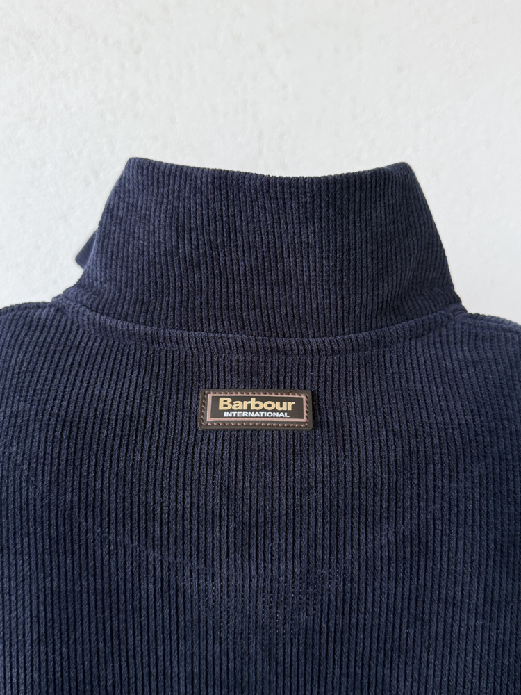 Barbour Laci Dik Yaka Sweat GENİŞ KALIP