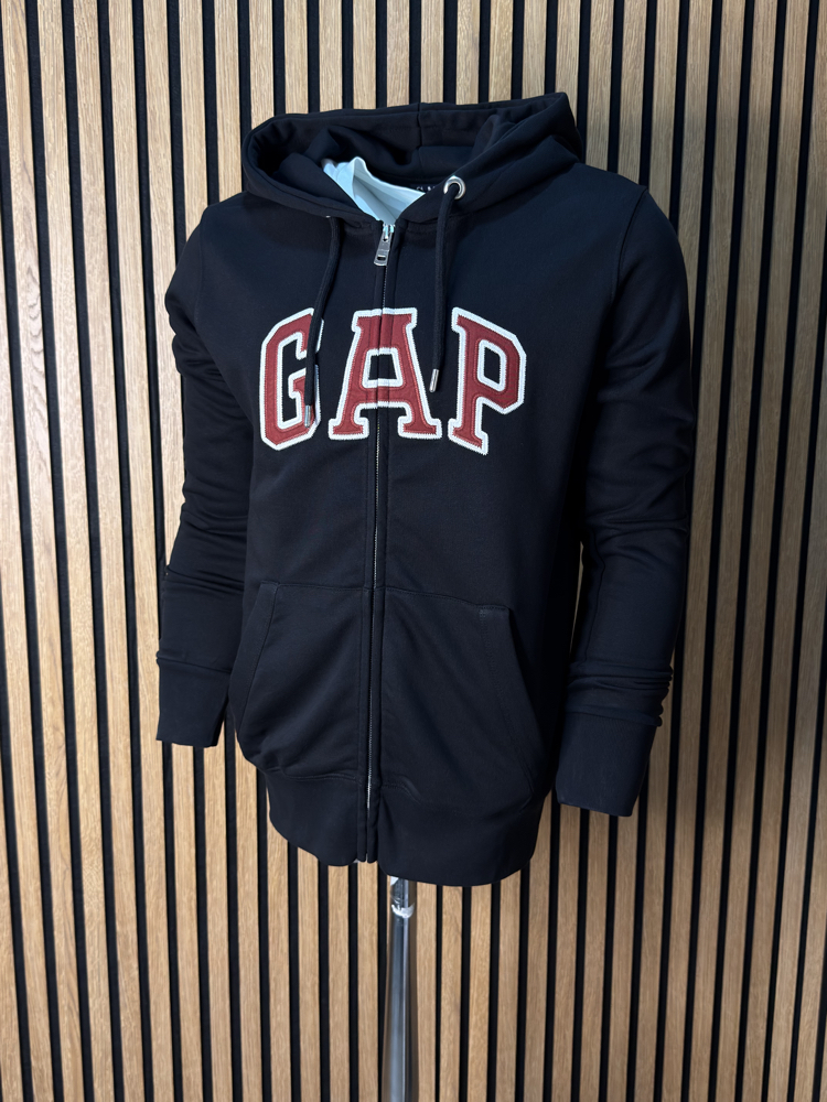 G4P Kapüşonlu Siyah Sweat Tam Kalıp