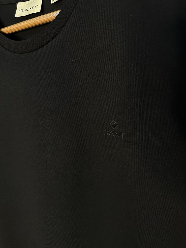 G4nt Tam Kalıp Siyah Tshirt Kalın Kumaş !