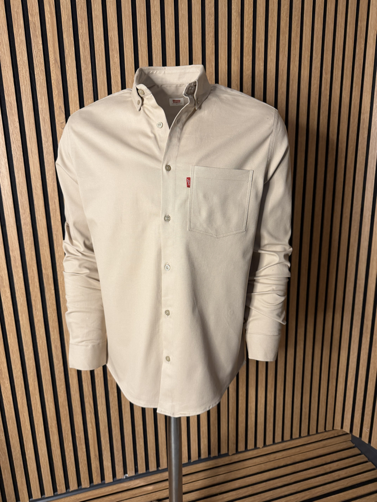 Levis (Tam Kalıp ) Vizon Gabardin gömlek