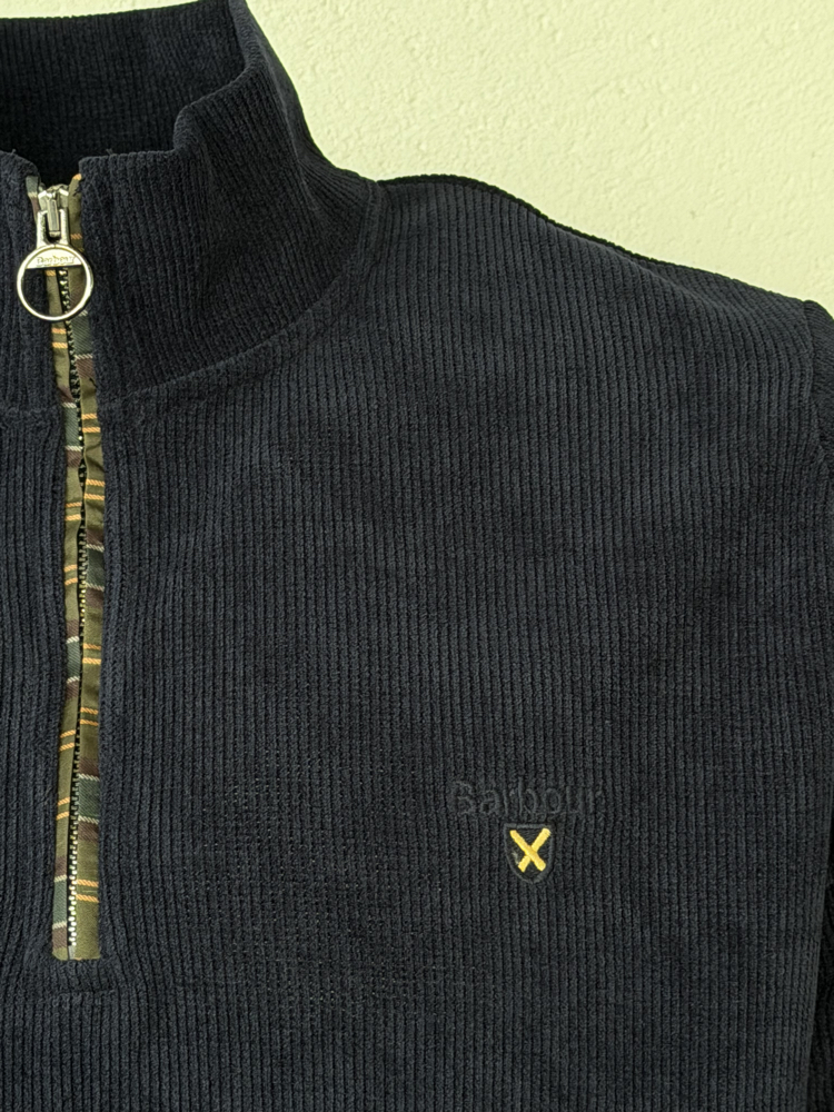 Barbour Laci Dik Yaka Sweat GENİŞ KALIP