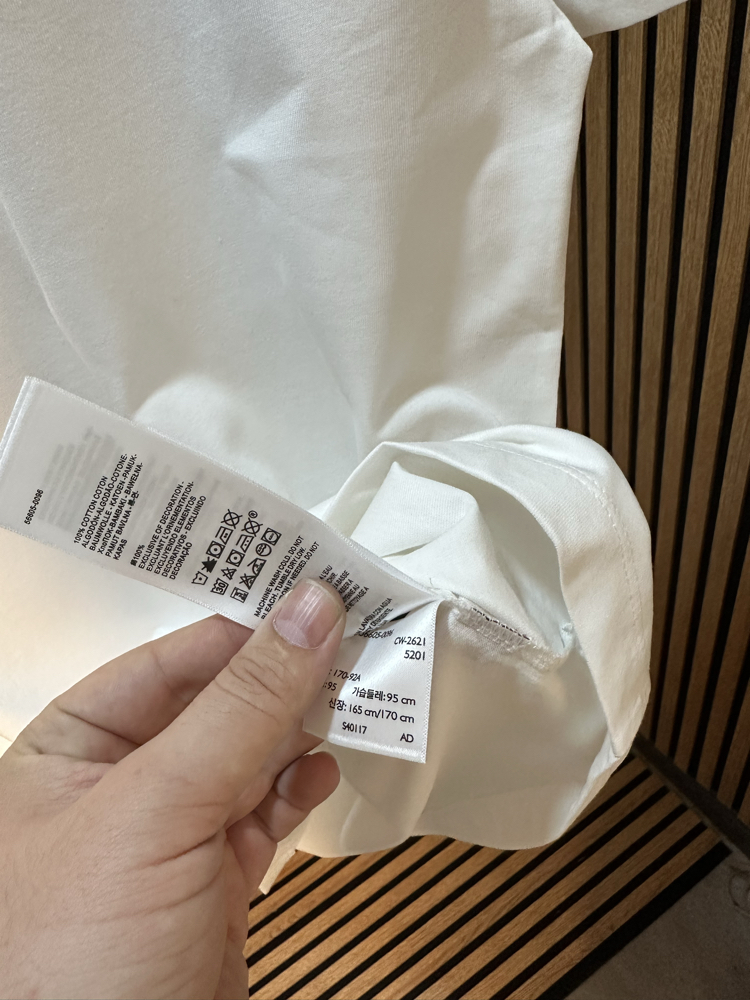 L3vis Tshirt beyaz Tam kalıp !