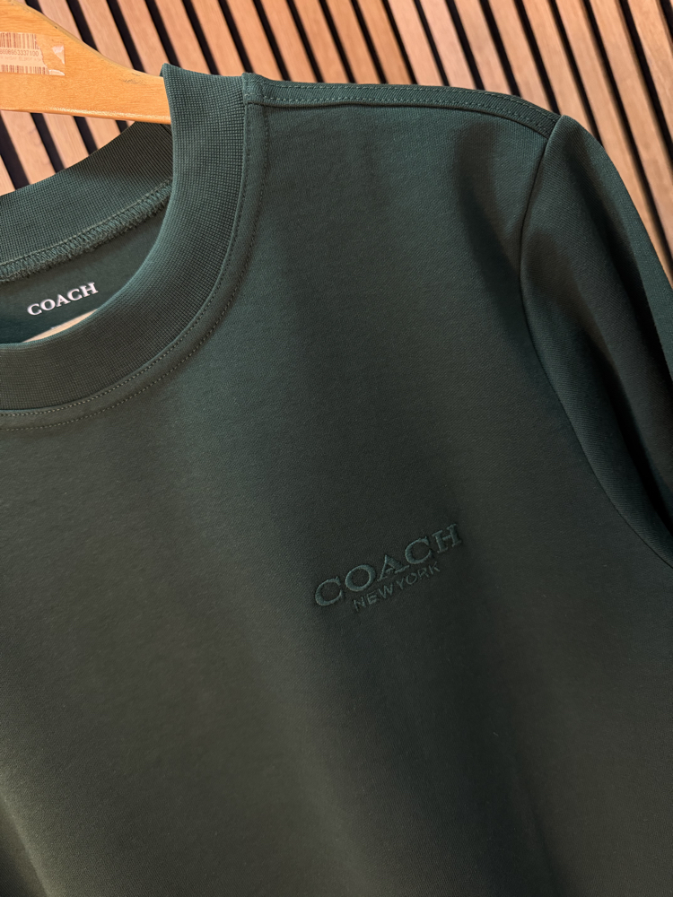 Coach Tişört Yeşil Oversize!