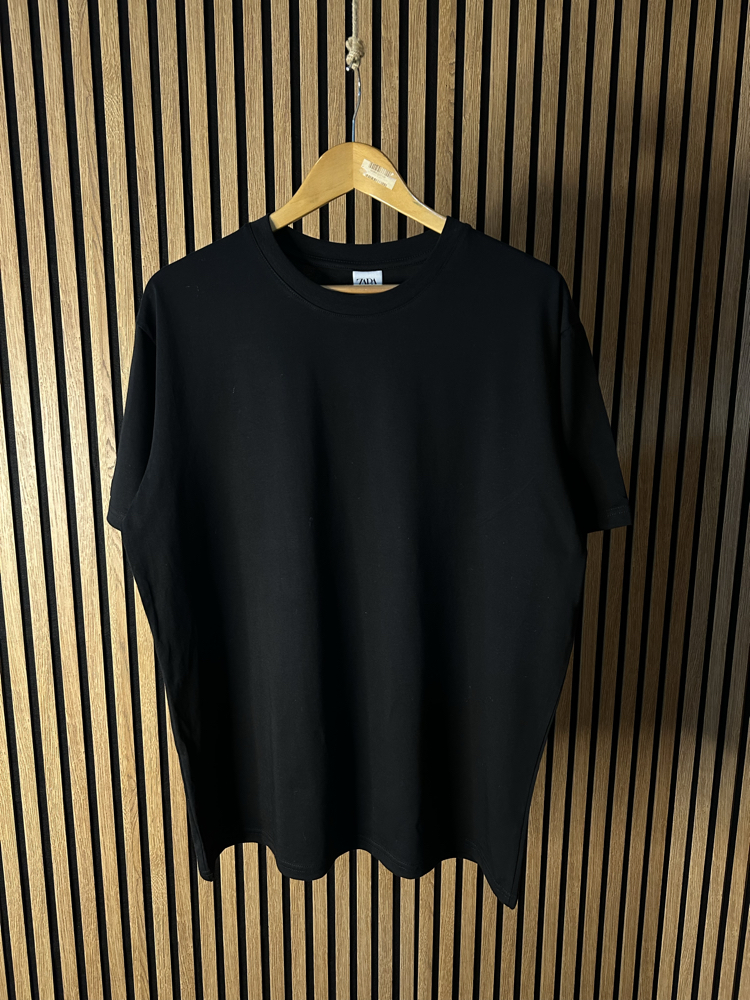 Basic Siyah Tshirt (geniş kalıp)