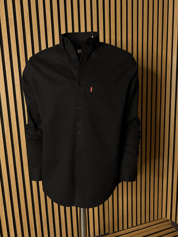 Levis (Tam Kalıp ) siyah Gabardin gömlek