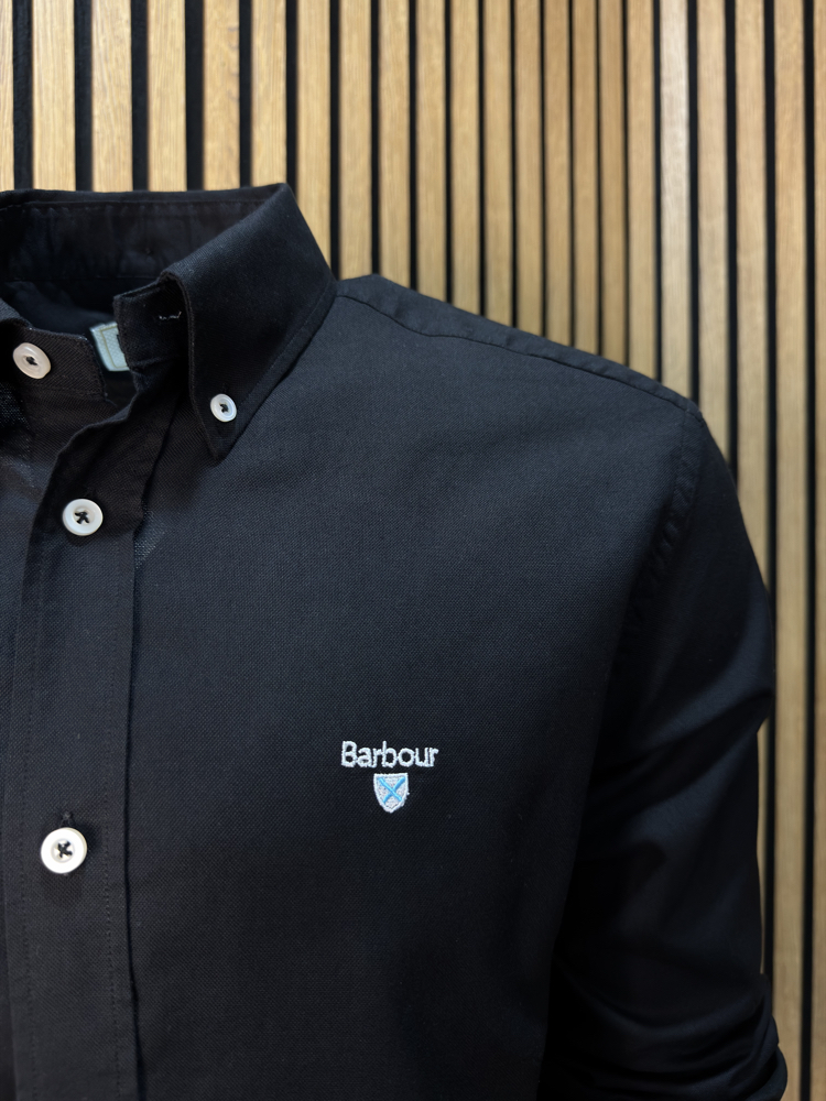 Barbour Siyah Gömlek TAM KALIP