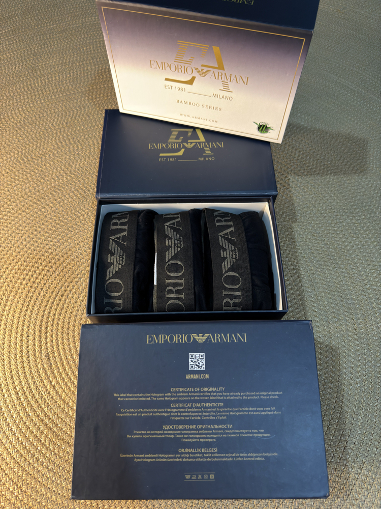 E.A Kutulu Bamboo Boxer 3Lü