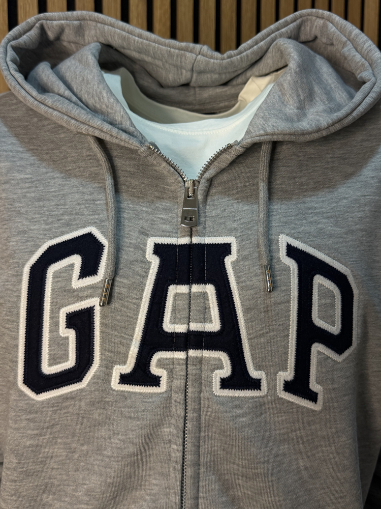 G4P Kapüşonlu Gri Sweat Tam Kalıp