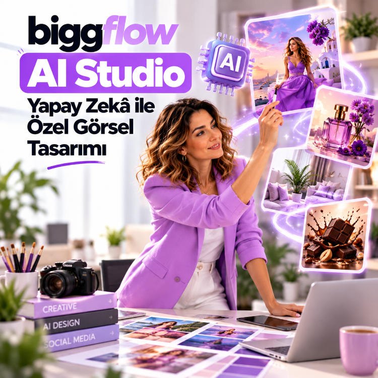Biggflow AI Studio | Yapay Zekâ ile Özel Görsel Tasarımı