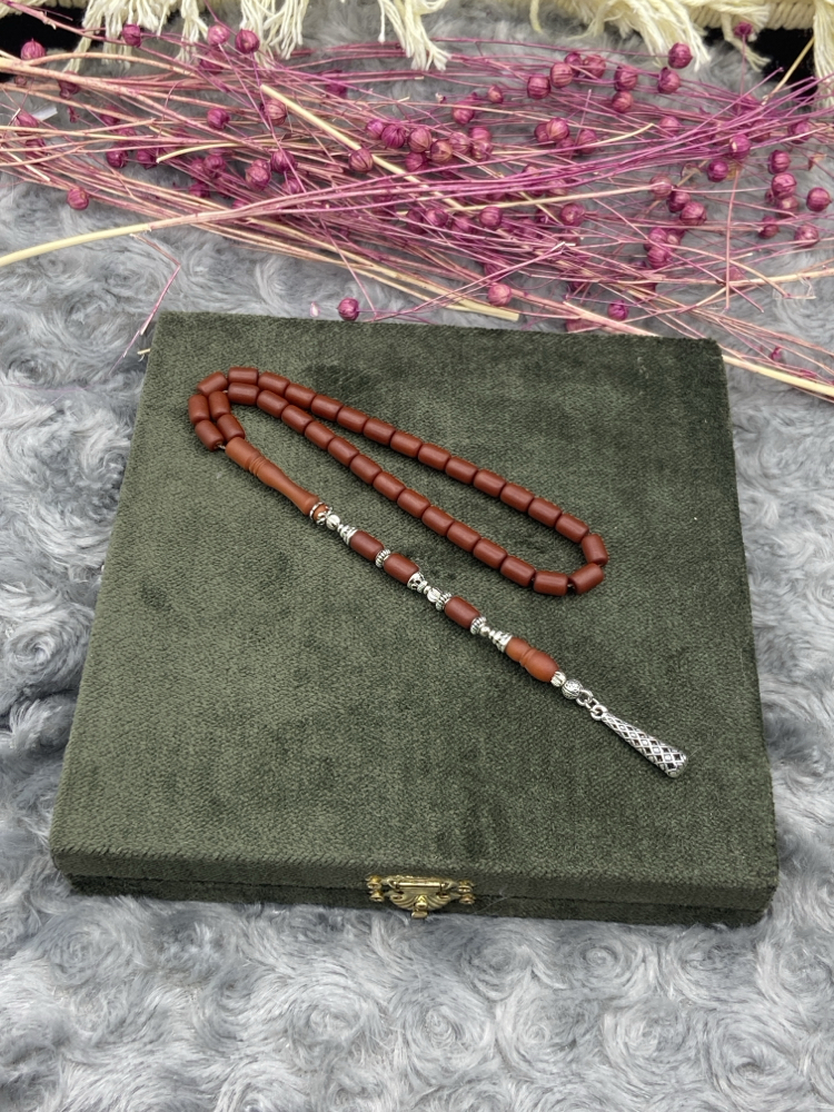 5x8 mm NAİM ŞAHİN ATÖLYESİNDEN FİBER TESBİH KAPLAMA TASARIM 