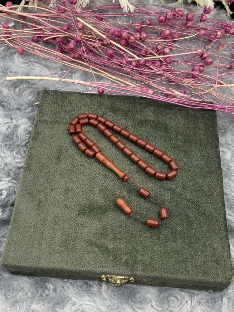 5x8 mm NAİM ŞAHİN ATÖLYESİNDEN FİBER TESBİH 