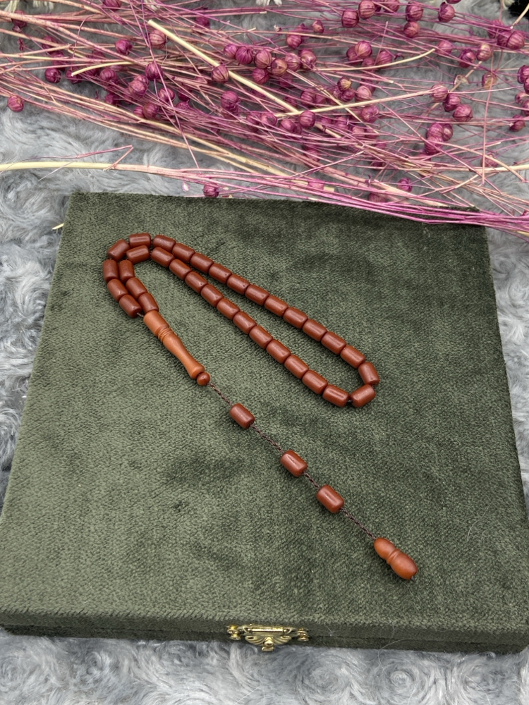 5x8 mm NAİM ŞAHİN ATÖLYESİNDEN FİBER TESBİH 