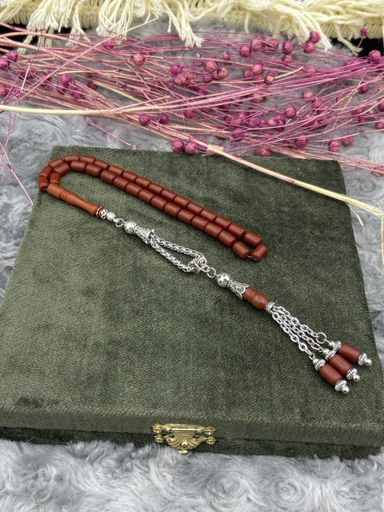 5x8 mm NAİM ŞAHİN ATÖLYESİNDEN FİBER TESBİH KAPLAMA TASARIM 