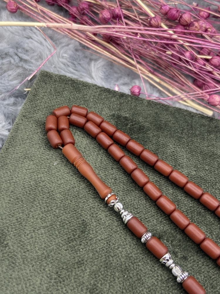 5x8 mm NAİM ŞAHİN ATÖLYESİNDEN FİBER TESBİH KAPLAMA TASARIM 