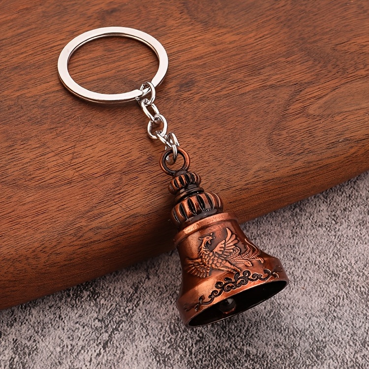 Antika Model – Guardian Bell | Motifli Eski Bakır Görünümlü Şans Çanı