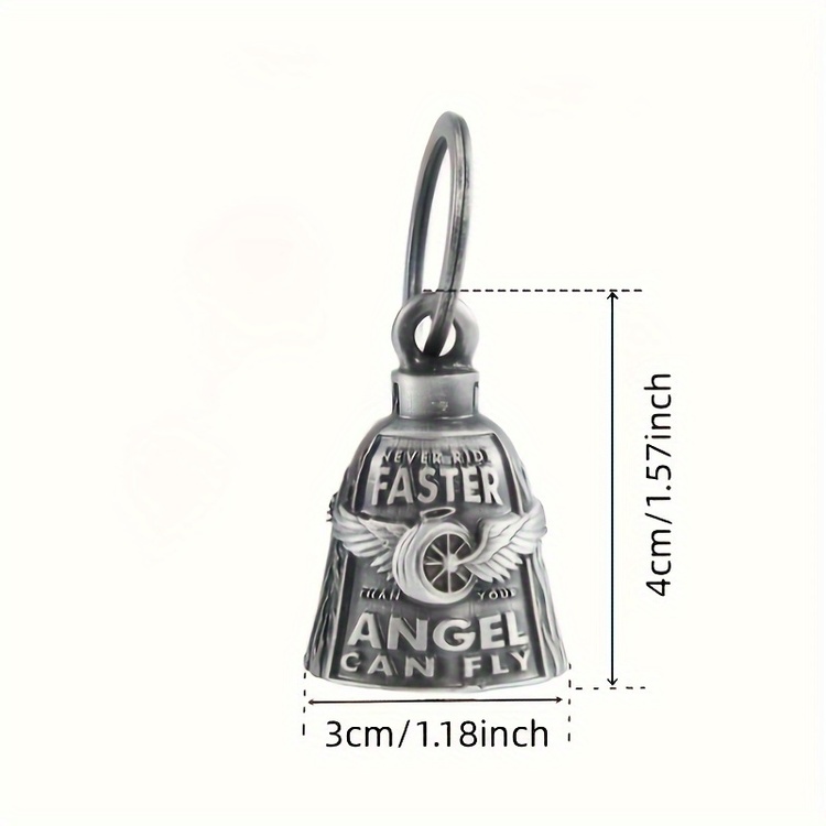 Never Ride Faster Than Your Angel Can Fly – Guardian Bell