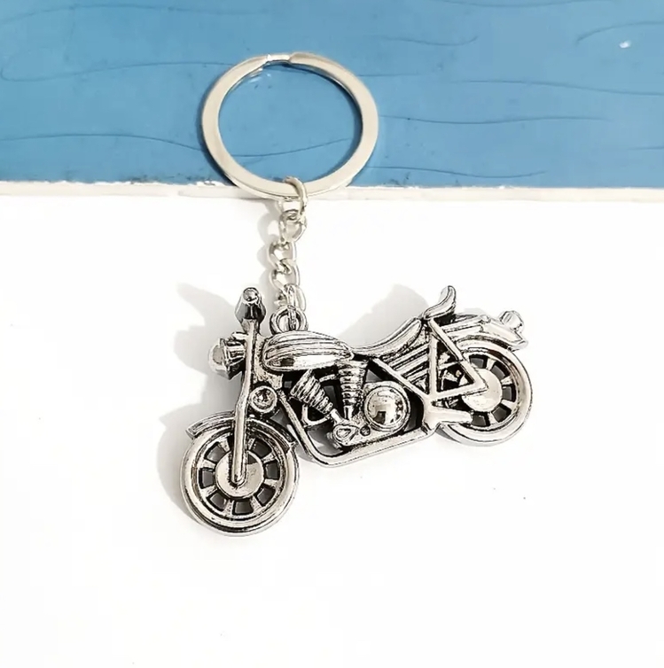 Motosiklet Figürlü Metal Anahtarlık | Çinko Alaşım | Farklı Renk Seçenekleri