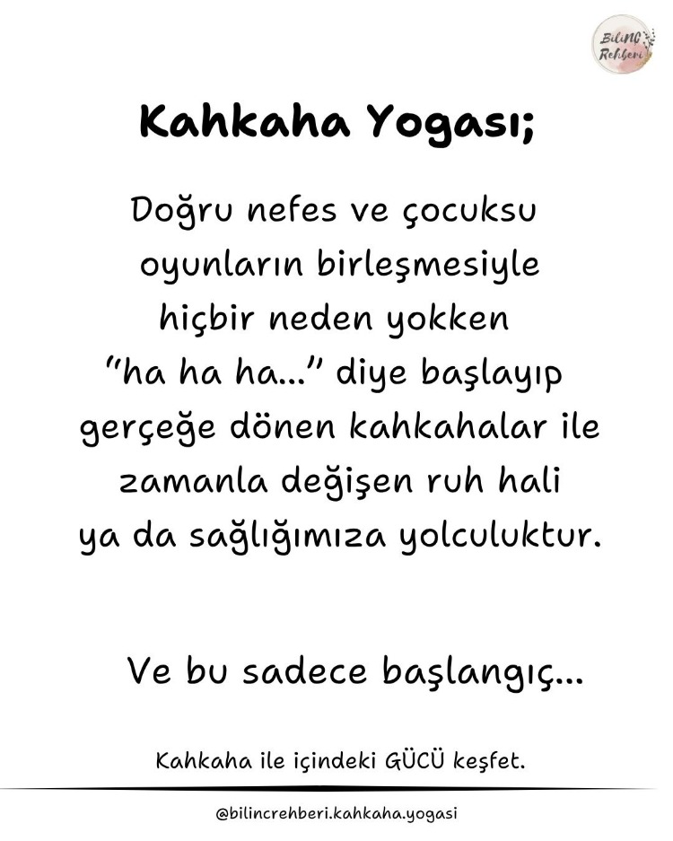  KAHKAHA YOGASI LİDERLİK EĞİTİMİ (CLYL)  