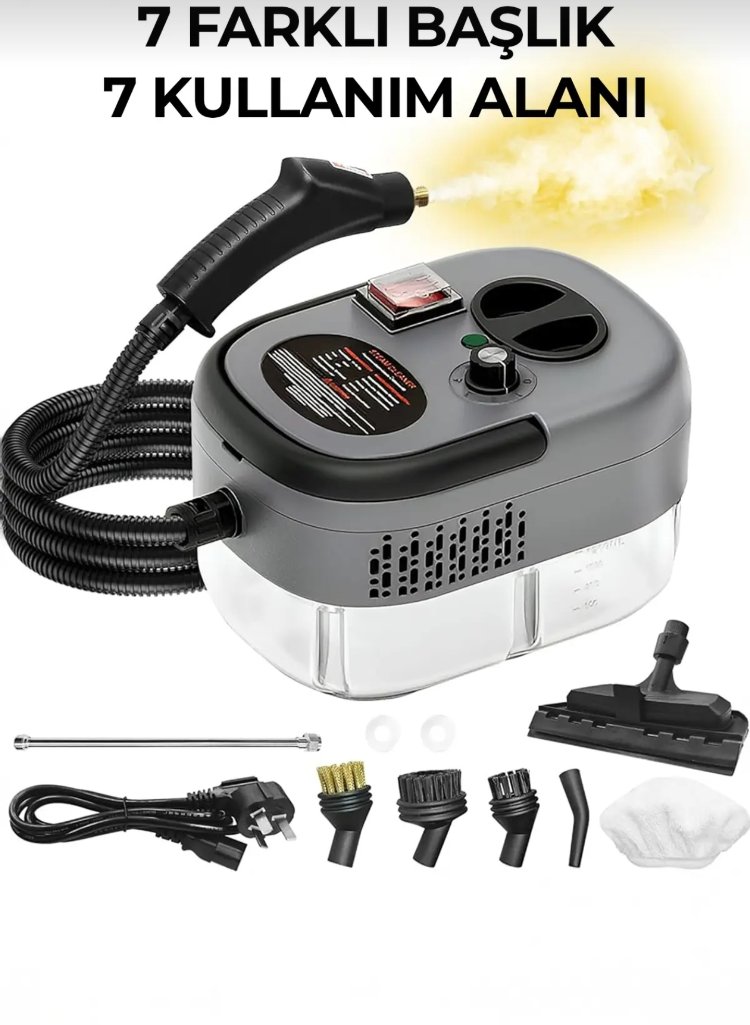 2500W YÜKSEK BASINÇLI BUHARLI TEMİZLEYİCİ