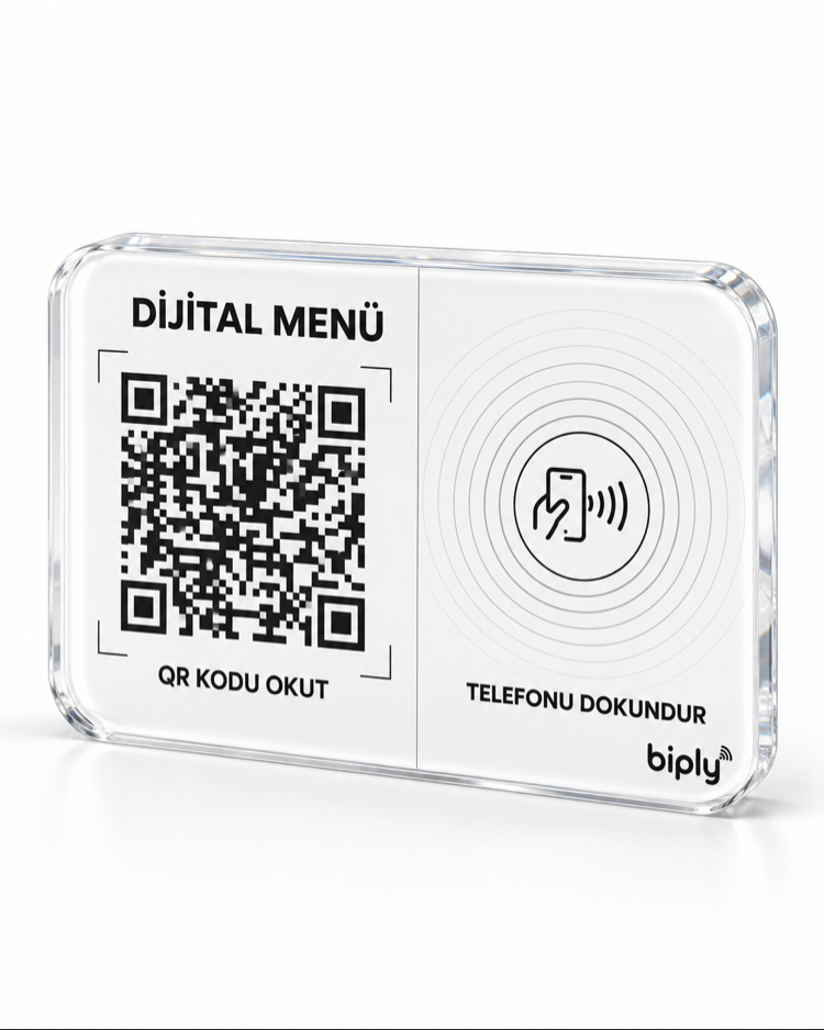 Biply QR+NFC Menü