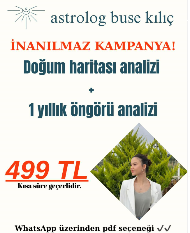 Doğum haritasi ve 3 yillik öngörü analizi