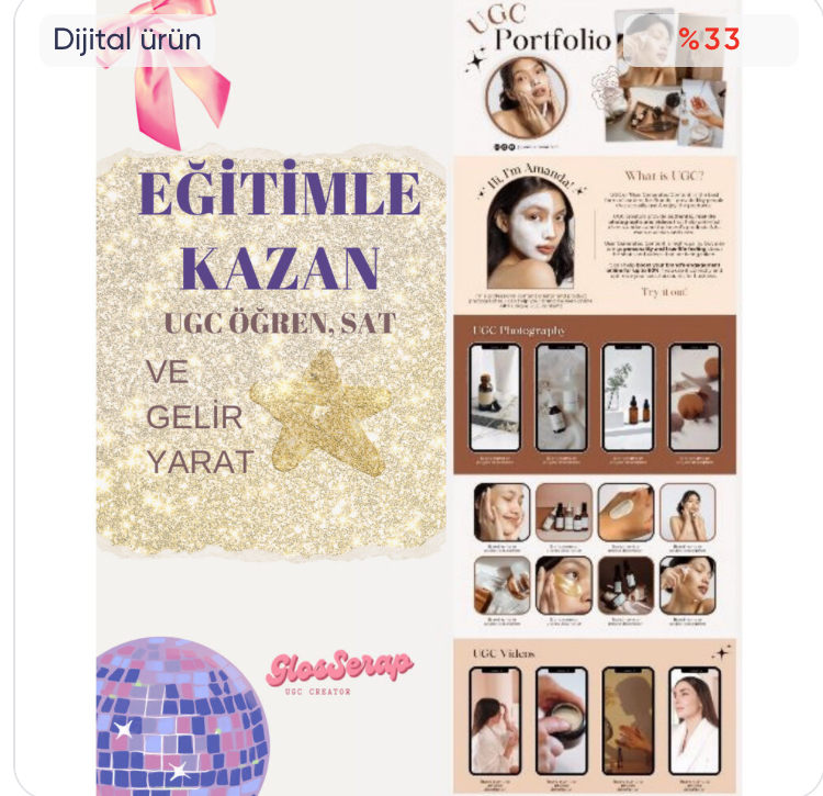 DETAYLI UGC PARTNER EĞİTİMİ + MENTÖRLÜK