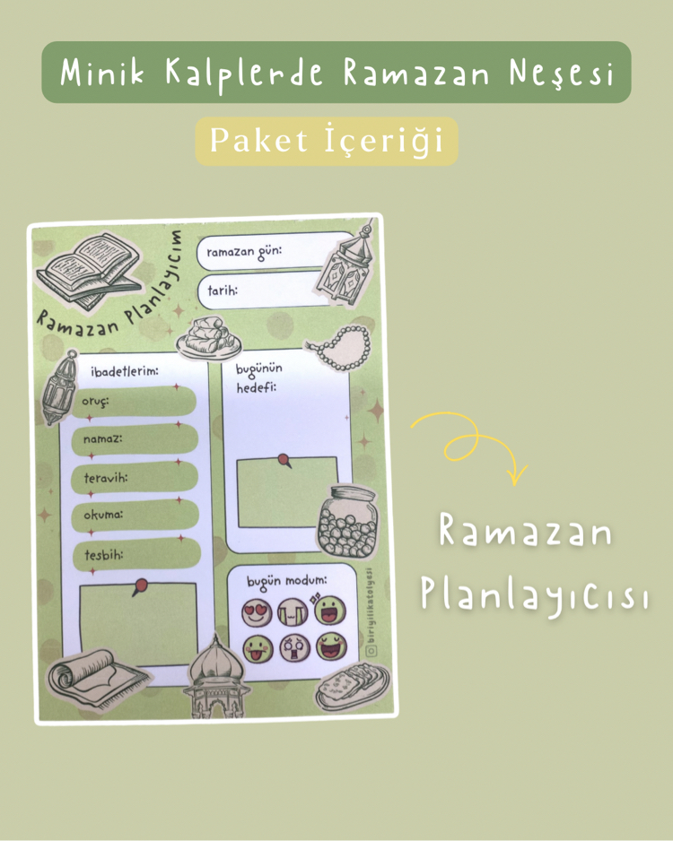 Çocuklar için Ramazan Hediye Paketi