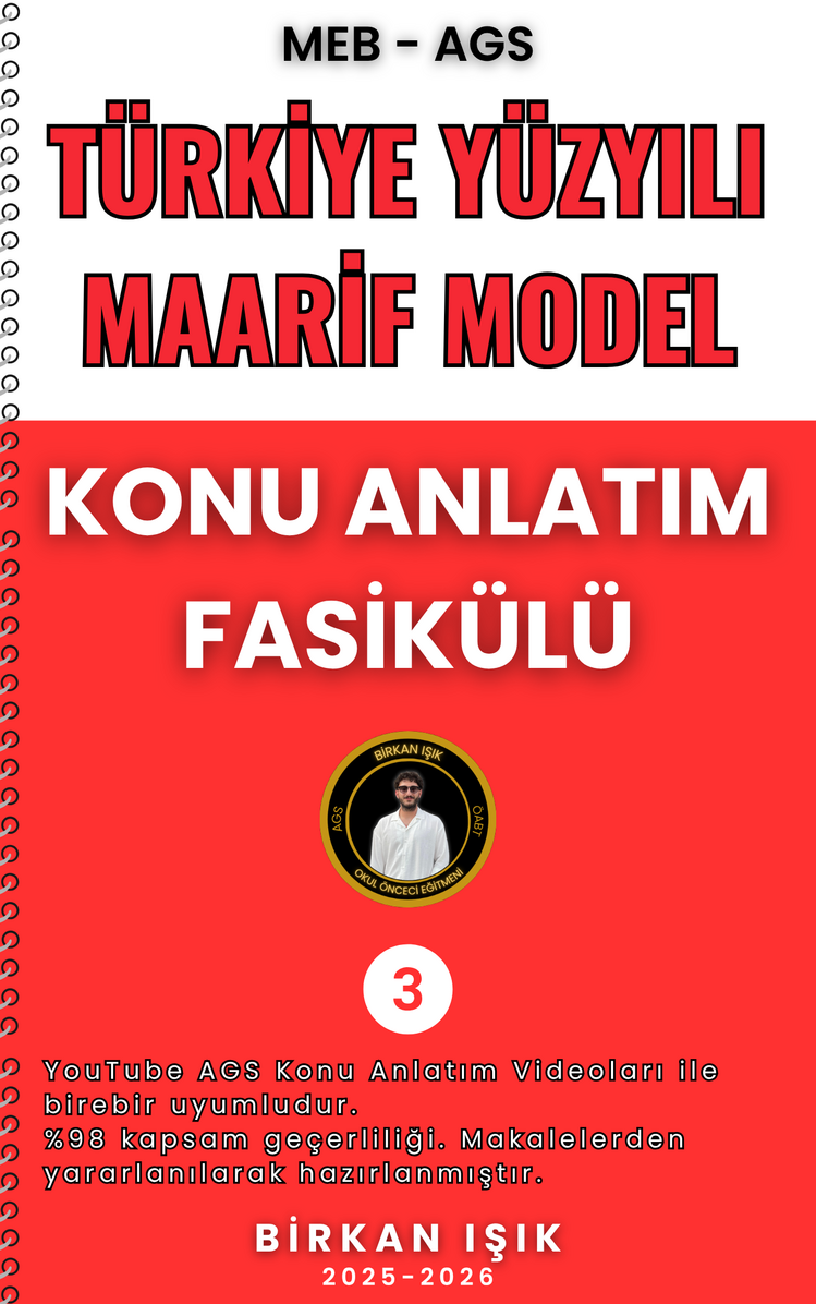 MAARİF MODEL KONU ANLATIM FASİKÜLÜ (MEB-AGS) (2026)