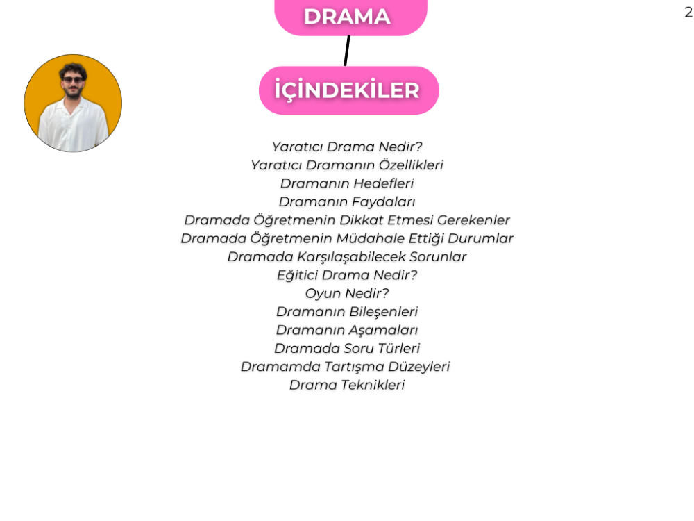 DRAMA EĞİTİMİ KONU ANLATIM FASİKÜLÜ (2027)