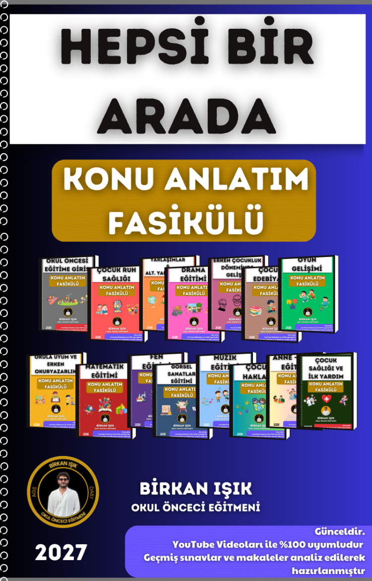 OKUL ÖNCESİ ÖABT TÜM DERSLER KONU ANLATIM FASİKÜLÜ (2027) (Tüm Fasiküller Bir Arada)