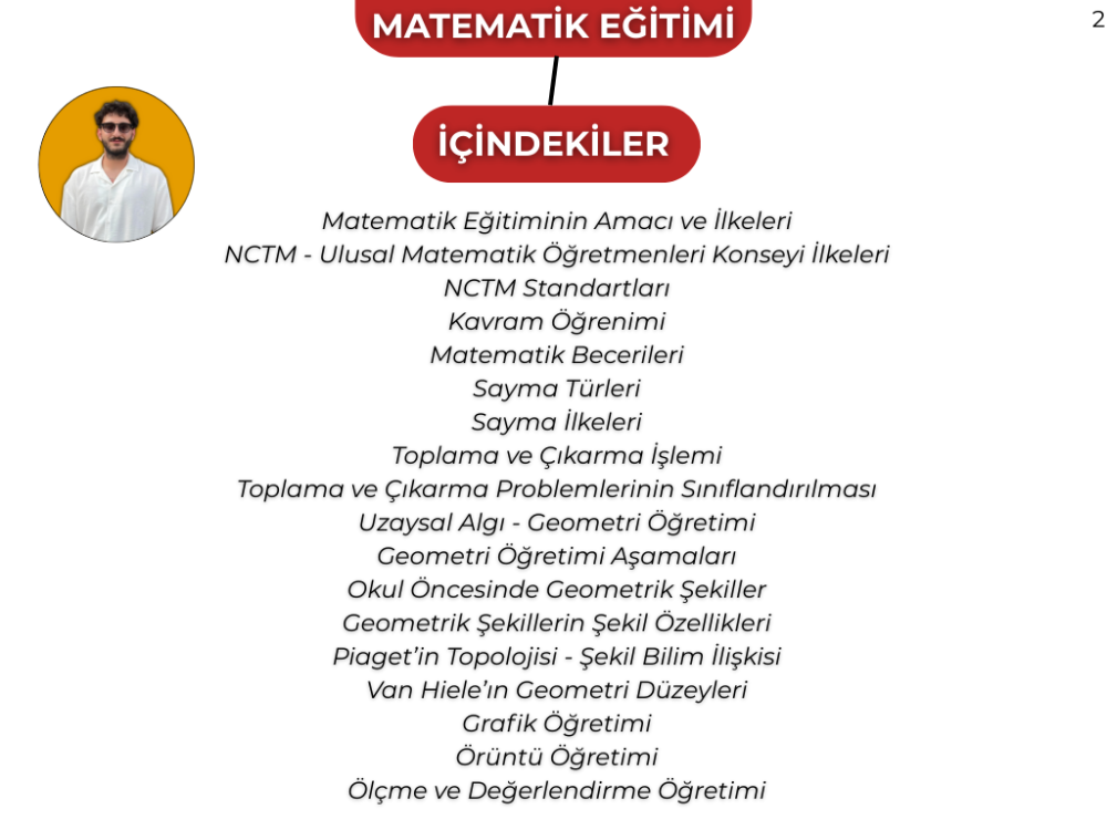 MATEMATİK EĞİTİMİ KONU ANLATIM FASİKÜLÜ (2027)