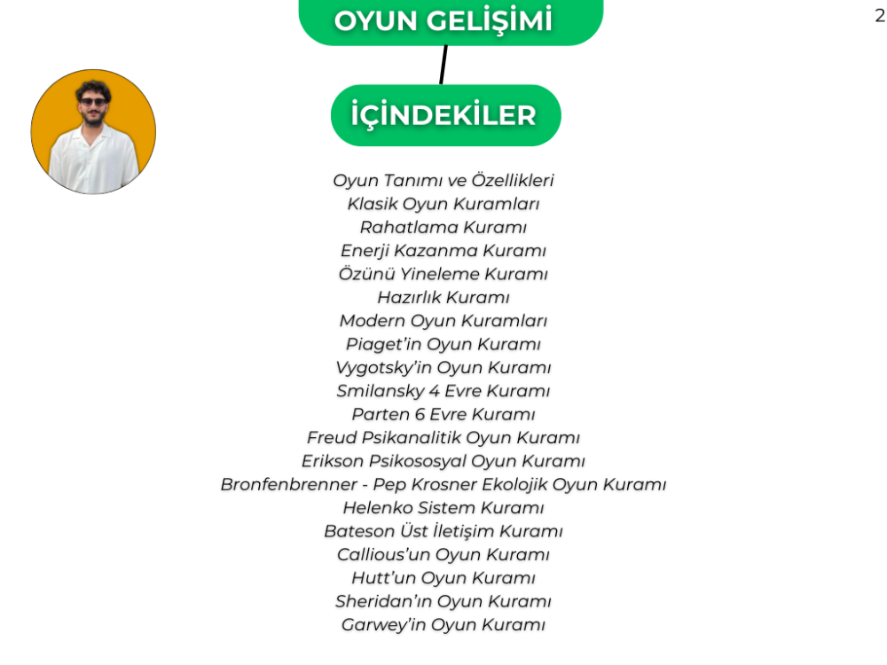 OYUN GELİŞİMİ KONU ANLATIM FASİKÜLÜ (2027)