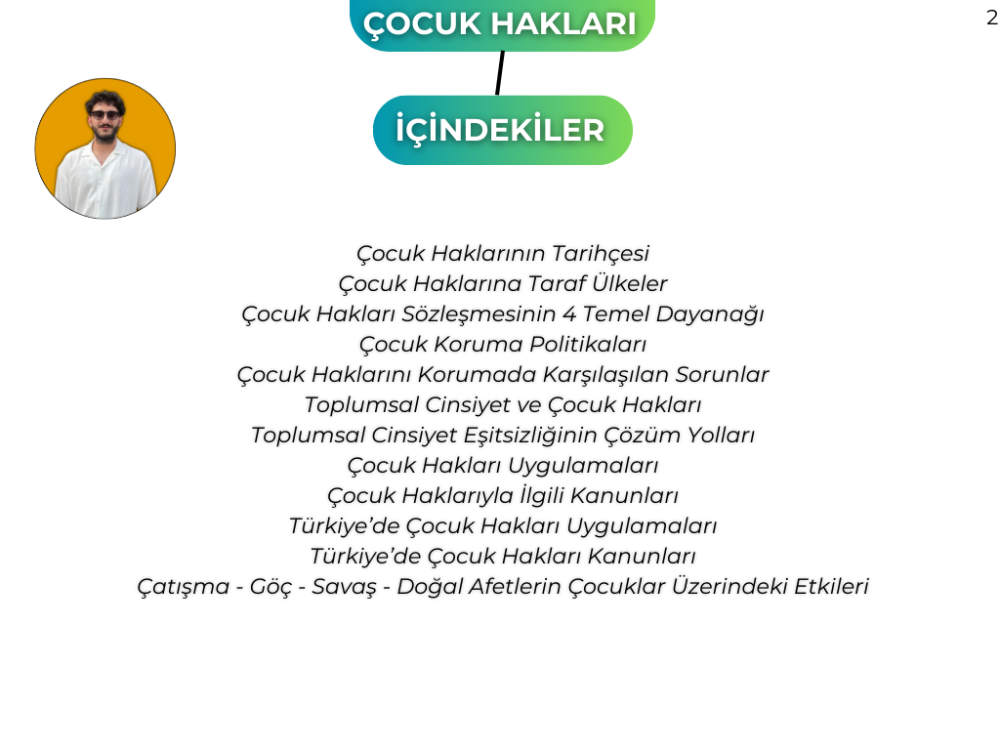 ÇOCUK HAKLARI KONU ANLATIM FASİKÜLÜ (2027)