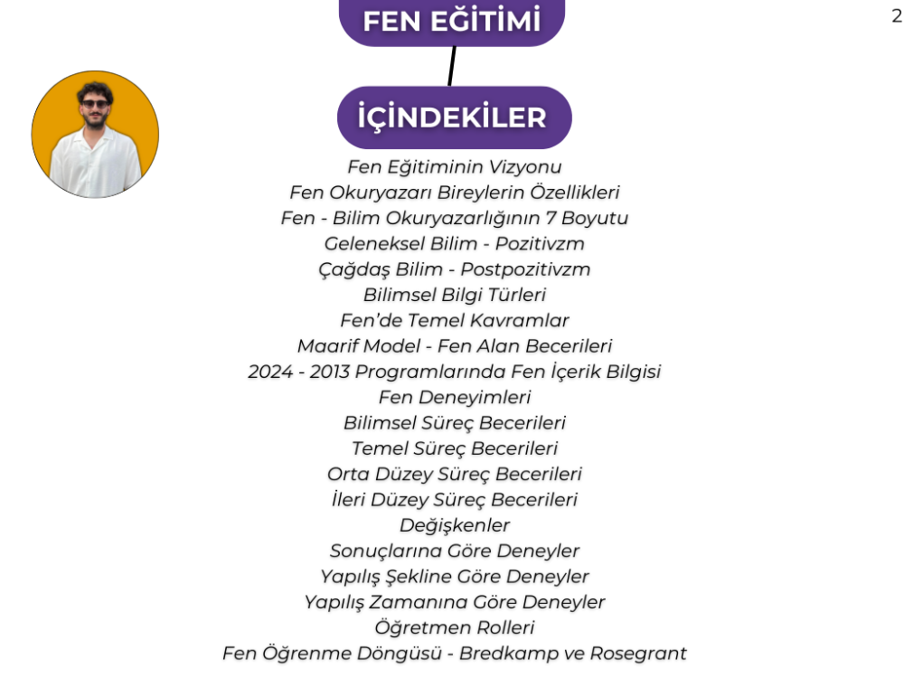 FEN EĞİTİMİ KONU ANLATIM FASİKÜLÜ (2027)