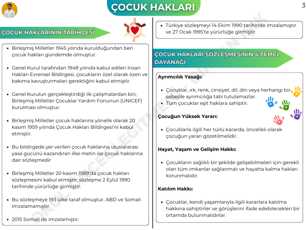 ÇOCUK HAKLARI KONU ANLATIM FASİKÜLÜ (2027)