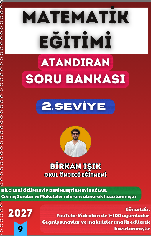 MATEMATİK EĞİTİMİ SORU BANKASI - 2. SEVİYE ATANDIRAN SERİSİ (2027)