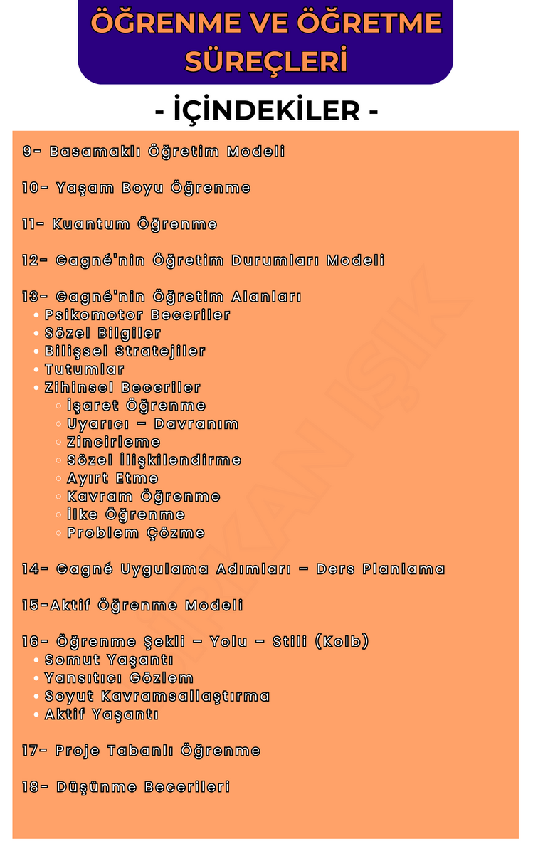ÖĞRENME ve ÖĞRETME SÜREÇLERİ KONU ANLATIM FASİKÜLÜ (MEB-AGS) (2026)