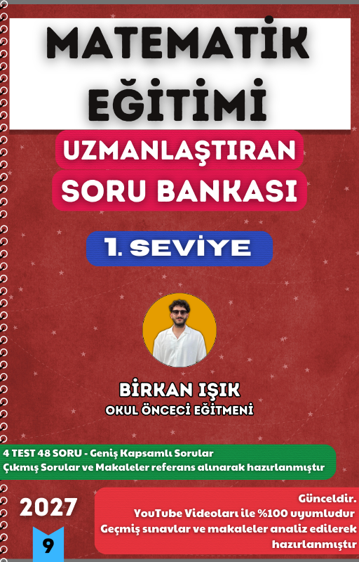 MATEMATİK EĞİTİMİ SORU BANKASI - 1. SEVİYE UZMANLAŞTIRAN SERİSİ (2027)