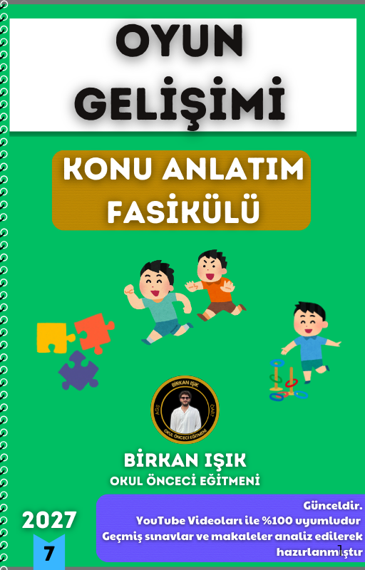 OYUN GELİŞİMİ KONU ANLATIM FASİKÜLÜ (2027)