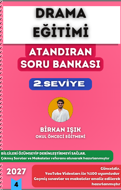 DRAMA EĞİTİMİ SORU BANKASI - 2. SEVİYE ATANDIRAN SERİSİ (2027)