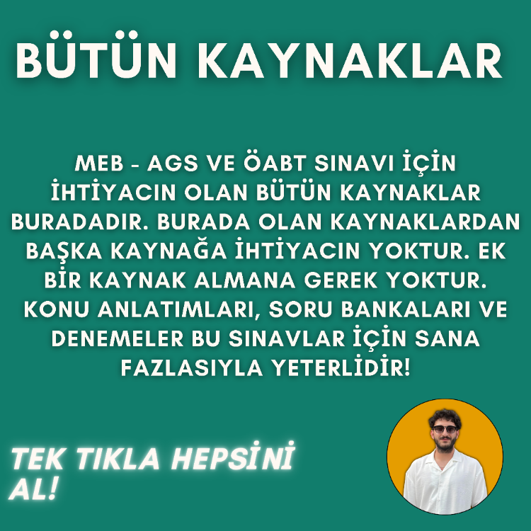 AGS ve ÖABT BÜTÜN KAYNAKLAR (2027) - BİRKAN IŞIK