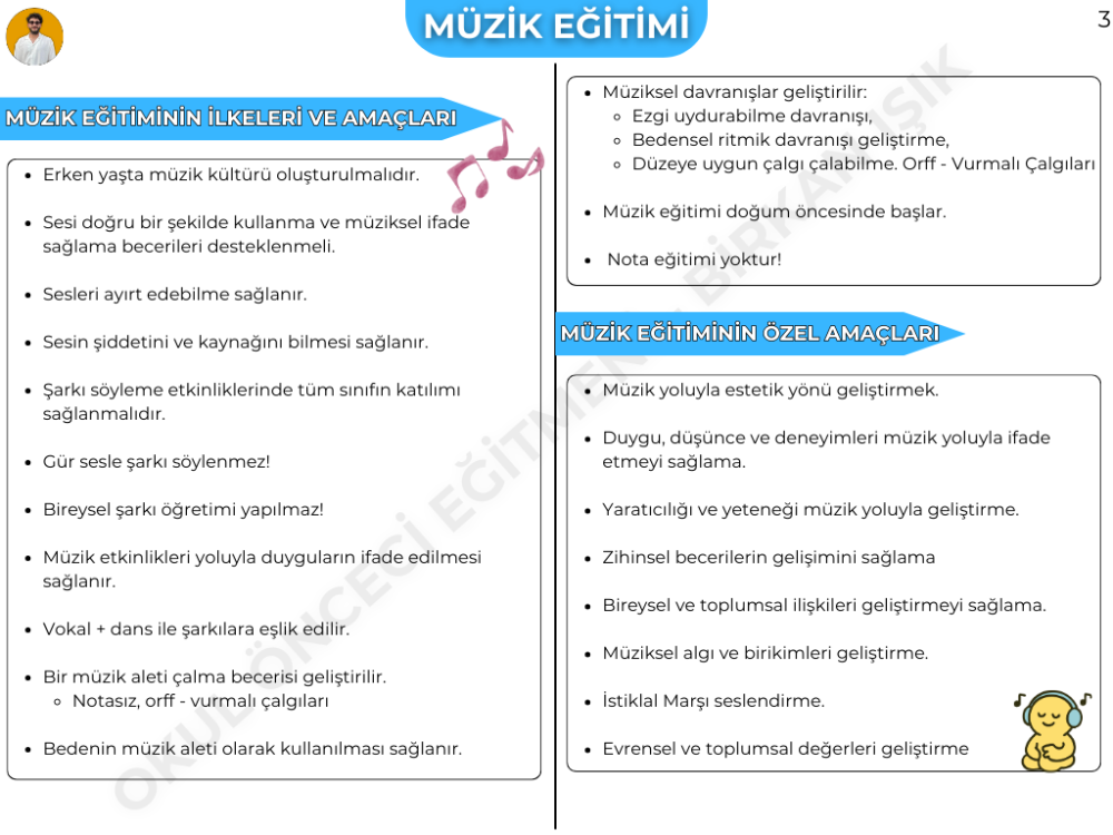 MÜZİK EĞİTİMİ KONU ANLATIM FASİKÜLÜ (2027)